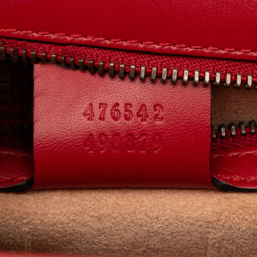 Pre-Loved Gucci Medium Calfskin Queen Margaret Flap Shoulder Bag - Picture 6 of 7